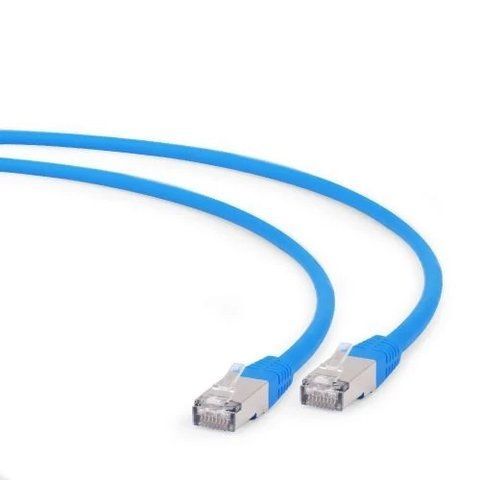 Патч-корд 1 м, S/STP, Blue, Cablexpert, Cat.6a, Cu, LSZH (PP6A-LSZHCU-B-1M) 209265 фото