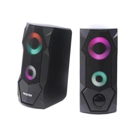 Колонки 2.0 Maxxter CSP-U002RGB Black 228355 фото