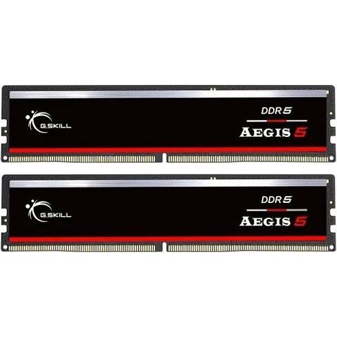 Память 16Gb x 2 (32Gb Kit) DDR5, 5200 MHz, G.Skill Aegis 5, Black (F5-5200J4040A16GX2-IS) 317376 фото
