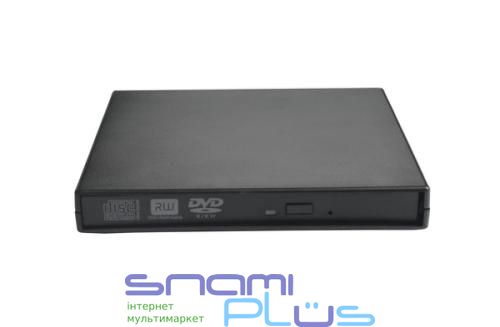 Зовнішня кишеня для DVD-приводу ноутбука Maiwo K520B, Black, SATA, USB 2.0 185349 фото