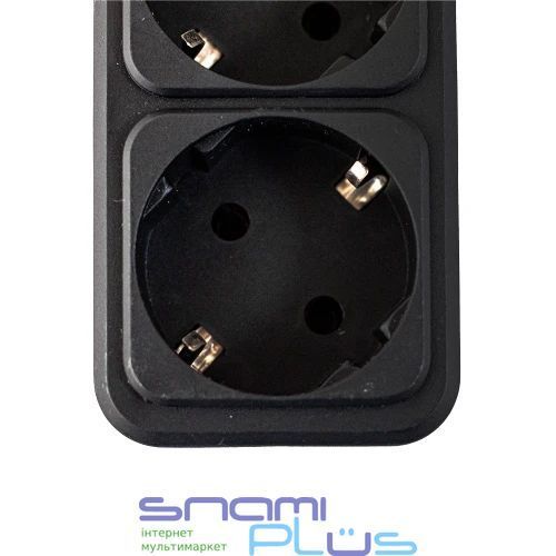 Фильтр сетевой GTL EU06K, 6 розеток, 1.8 м, Black, 1xType-C / 1xUSB (GTL-XH-EU06K-1.8B) 323542 фото