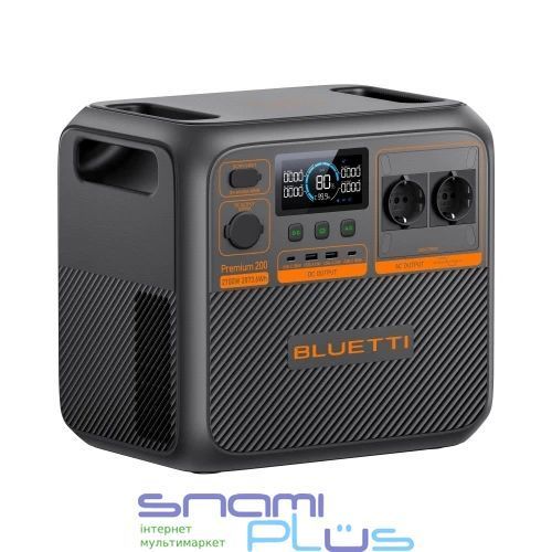 Зарядна станція BLUETTI Premium 200 V2, Black, 2700 Вт / 2073.6 Вт/год 307121 фото
