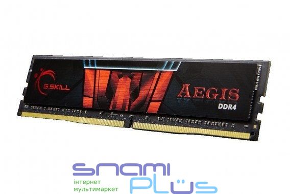 Память 8Gb DDR4, 2400 MHz, G.Skill Aegis, 17-17-17-39, 1.2V (F4-2400C17S-8GIS) 160011 фото