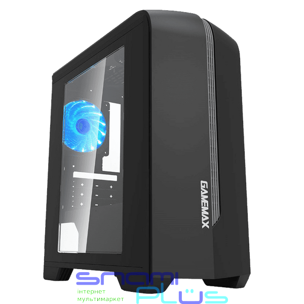 Корпус GameMax Centauri Black Gray, без БП, Midi Tower, Micro ATX / Mini ITX, 1xUSB 2.0, 1xUSB 3.0 (H601BG) 209071 фото