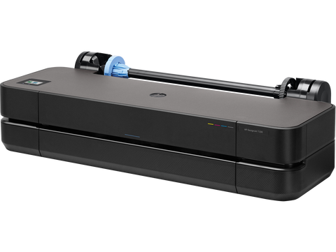 Принтер струменевий кольоровий A1 HP DesignJet T230 24', Black, WiFi, 2400x1200 dpi, до 35 сек/стор (формат A1), рулони 279 - 610 мм, USB / Lan, картриджі 712 (5HB07A) 223109 фото