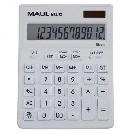 Калькулятор Maul MXL12, White 291825 фото