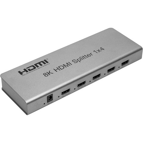 Спліттер HDMI 1x4, версия 1.4, 8K, PowerPlant (CA914203) 281869 фото