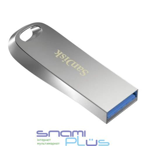 Флеш накопичувач USB 64Gb SanDisk Ultra Luxe, Silver, USB 3.2 Gen 1 (SDCZ74-064G-G46) 214070 фото