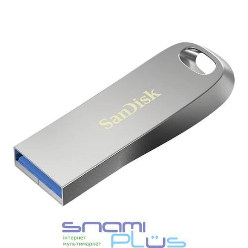 Флеш накопичувач USB 64Gb SanDisk Ultra Luxe, Silver, USB 3.2 Gen 1 (SDCZ74-064G-G46) 214070 фото