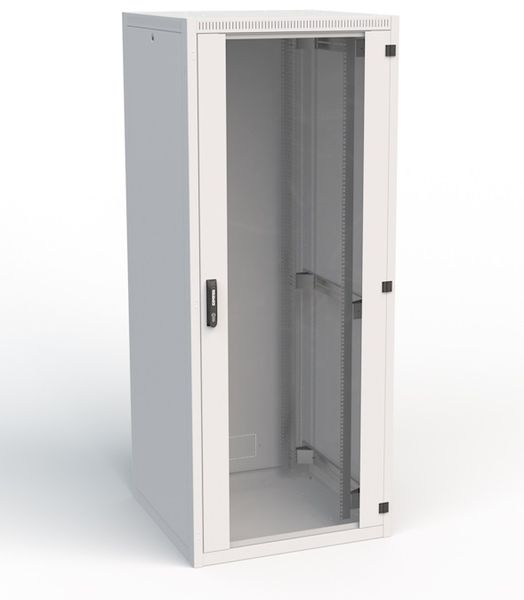 Шкаф серверный, напольный, 42U, 19', Conteg iSEVEN Ri7, Grey (RAL 7035), 600 х 800 мм, IP30, стеклянная дверь, вентиляционные отверствия, до 800 кг (RI7-42-60/80-B) 268897 фото