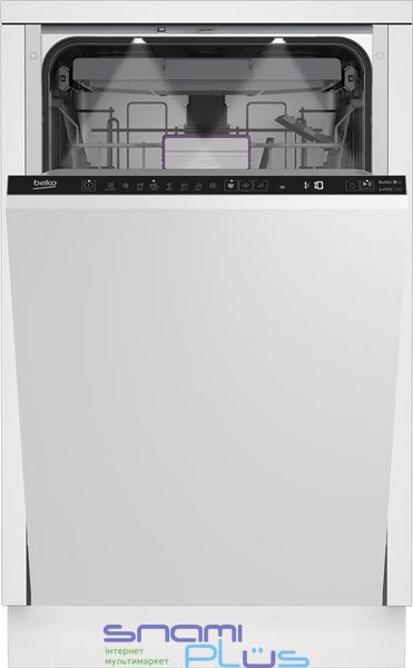 Встраиваемая посудомоечная машина Beko BDIS38040A White, комплектов посуды 11 шт, программ мойки 8 шт, сенсорная, A+++, 81.8х44.8х55 см см 256615 фото