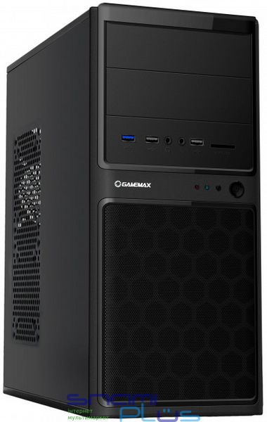 Корпус GameMax MT-306-NP-U3-CR Black, без БП, Mini Tower, Micro ATX / Mini ITX, 1хUSB 3.0, 2хUSB 2.0, Card Reader, 380x173x368 мм 210843 фото