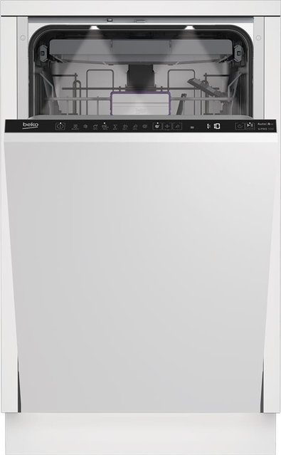 Вбудована посудомийна машина Beko BDIS38040A White, комплектів посуду 11 шт, програм миття 8 шт, сенсорне, A+++, 81.8х44.8х55 см см 256615 фото
