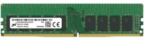 Память 32Gb DDR4, 3200 MHz, Micron, ECC, Unbuffered, 1.2V, CL22 (MTA18ASF4G72AZ-3G2R) 255503 фото