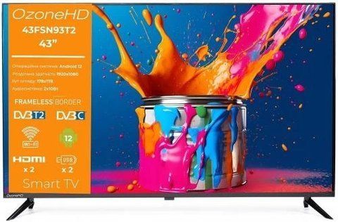 Телевизор 43" OzoneHD 43FSN93T2 276975 фото