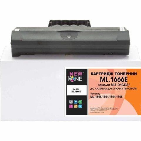 Картридж Samsung MLT-D1043S, Black, NewTone (ML.1666E) 154947 фото