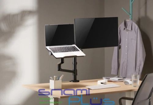 Кронштейн настольный для монитора и ноутбука 17-32" Gembird MA-DA-04, Black 303703 фото