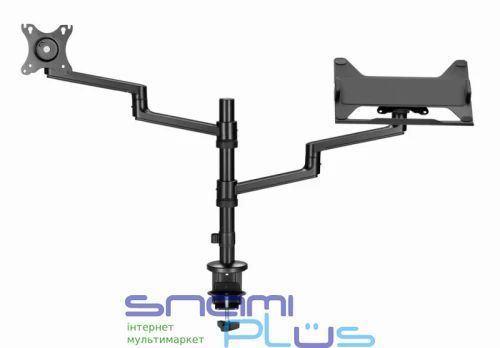 Кронштейн настольный для монитора и ноутбука 17-32" Gembird MA-DA-04, Black 303703 фото