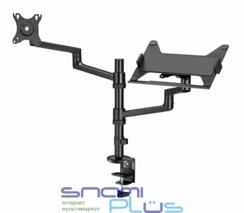 Кронштейн настольный для монитора и ноутбука 17-32" Gembird MA-DA-04, Black 303703 фото