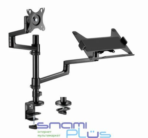 Кронштейн настольный для монитора и ноутбука 17-32" Gembird MA-DA-04, Black 303703 фото