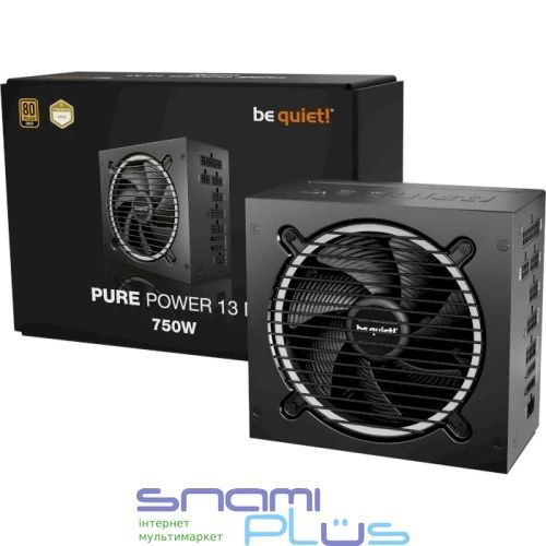 Блок живлення 750 Вт, be quiet! Pure Power 13 M, Black (BP026EU) 316686 фото