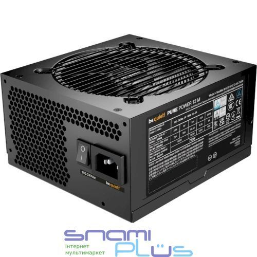 Блок живлення 750 Вт, be quiet! Pure Power 13 M, Black (BP026EU) 316686 фото