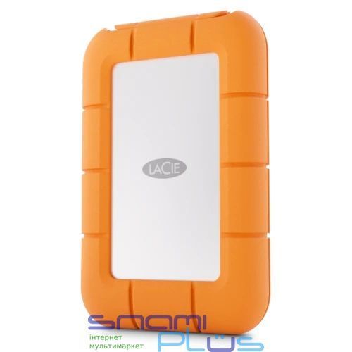 Зовнішній накопичувач SSD, 1Tb, LaCie Rugged Mini, Orange (STMF1000400) 306342 фото