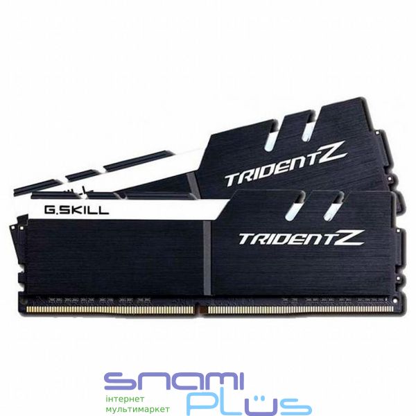 Память 8Gb x 2 (16Gb Kit) DDR4, 3200 MHz, G.Skill Trident Z, Black, 16-18-18-38, 1.35V, с радиатором (F4-3200C16D-16GTZSW) 171718 фото