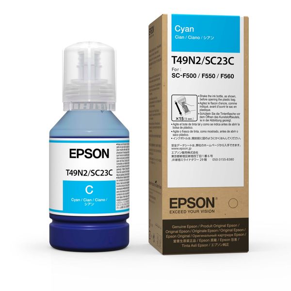 Чорнило Epson T49N200, Cyan, для SureColor SC-F500, 140 мл (C13T49N200) 196980 фото