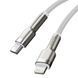 Кабель Type-C - Lightning, 1 м, White, Baseus Cafule, 20 Вт (CATLJK-A02) 233795 фото 4