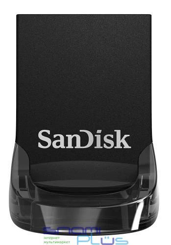 Флеш накопичувач USB 64Gb SanDisk Ultra Fit, Black, USB 3.2, Gen 1 (SDCZ430-064G-G46) 166119 фото