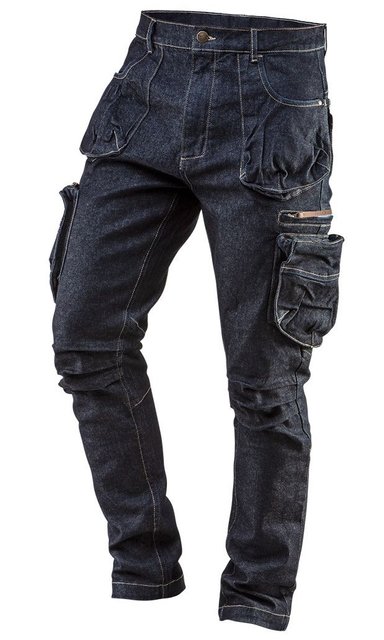 Брюки рабочие Neo Tools Denim, Dark Blue, размер L/52, хлопок / эластан (81-229-L) 264801 фото