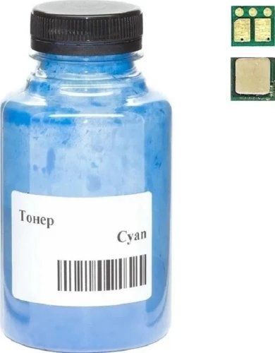 Тонер + чип Canon MF651/655/657, LBP631/633, Cyan, 35 г / 1250 копий, AHK (50000375) 273714 фото