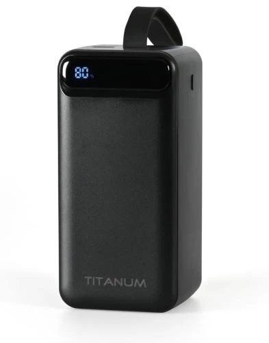 Универсальная мобильная батарея 50000 mAh, Titanum 741S, Black, 22.5 Вт (TPB-741S-B) 272218 фото