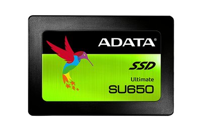 Твердотільний накопичувач 480Gb, ADATA Ultimate SU650, SATA3, 2.5', 3D TLC, 520/450 MB/s (ASU650SS-480GT-R) 166885 фото