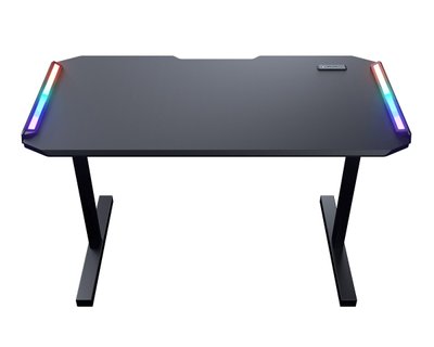 Комп'ютерний стіл Cougar DEIMUS 120, Black, MDF, RGB підсвічування, 2xUSB3.0/1xType-C/RGB Button, до 80 кг, 1220x605x788 мм 253986 фото