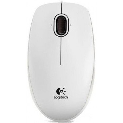 Миша Logitech B100, White, USB, оптична, 800 dpi, 3 кнопки (910-003360) 97083 фото