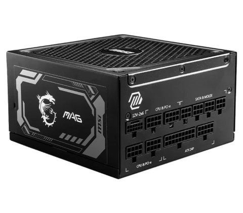 Блок живлення 1000 Вт, MSI MAG A1000GL PCIE5, Black 306905 фото