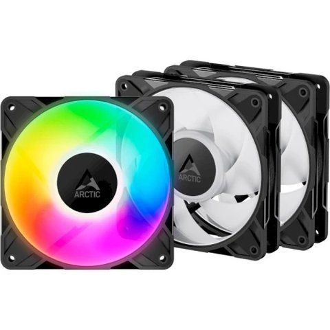 Вентилятор 120 мм, Arctic P12 Pro A-RGB, Black, 3 шт (ACFAN00310A) 314221 фото