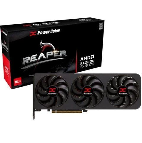 Відеокарта Radeon RX 9070, PowerColor, Reaper, 16Gb GDDR6 (RX 9070 16G-A) 305463 фото
