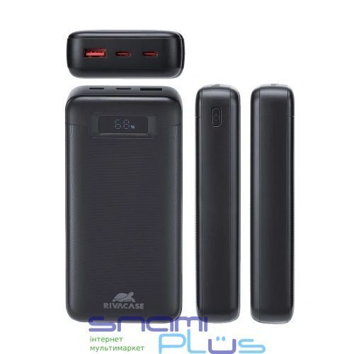 Универсальная мобильная батарея 20000 mAh, RivaCase Rivapower VA1082, Black, 65 Вт 323123 фото