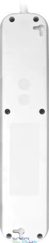 Подовжувач мережевий Defender E518, 5 розеток, 1.8 м, White (99229) 204900 фото