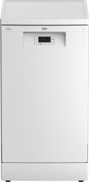 Посудомийна машина Beko BDFS15020W, White, окремо розташована, комплектів посуду 10 шт, програм миття 5 шт, керування кнопкове, дисплей, A++, 85х44.8х60 см 256619 фото