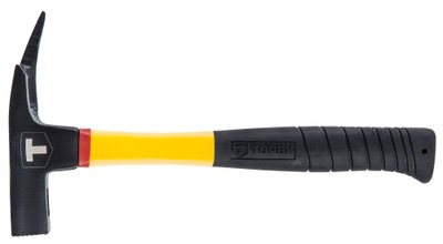 Молоток теслярський Topex, 327 мм, 600 г, ручка зі скловолокна, квадратна форма бойка (02A120) 215389 фото