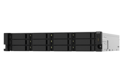 Мережеве сховище QNAP TS-1232PXU-RP-4G, Black, 2U, 4Gb, 12x3.5'/2.5' SATA, 2x2.5GBe LAN, 2x10GbE SFP+, 1xPCI-E x2, 4xUSB3.2, 482x534x89 мм, 11.34 кг 245913 фото