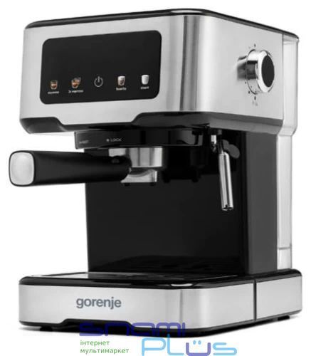 Кофеварка Gorenje ESCM15CD, Black-Silver 299678 фото