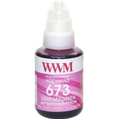 Чорнило WWM Epson L800/L805/L810/L850/L1800, Light Magenta, 140 мл, водорозчинне (E673LM) 250205 фото