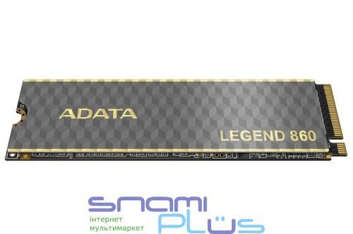 Твердотельный накопитель SSD 1Tb, ADATA LEGEND 860, PCI-E 4.0 x4, M.2 (SLEG-860-1000GCS) 300599 фото