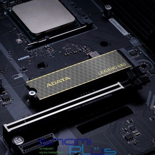 Твердотельный накопитель SSD 1Tb, ADATA LEGEND 860, PCI-E 4.0 x4, M.2 (SLEG-860-1000GCS) 300599 фото