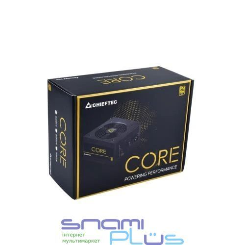 Блок живлення 600 Вт, Chieftec CORE, Black (BBS-600S) 175699 фото